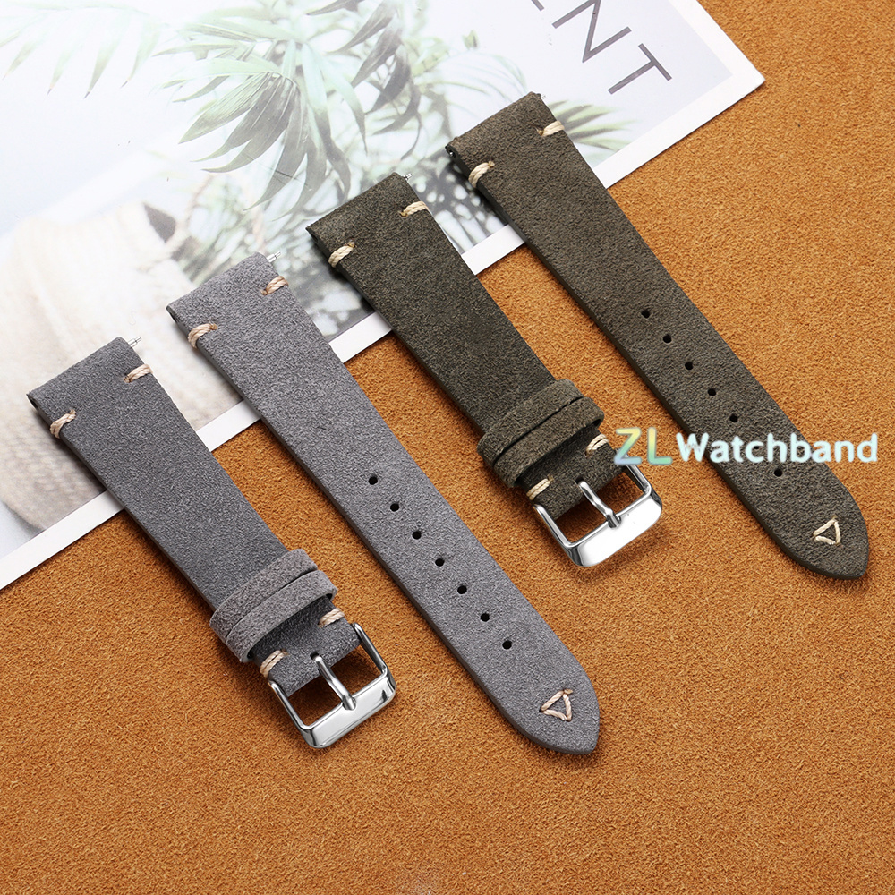 20mm 22mm Soft Suede Watch Str - Suede Strap Watch recension och pris