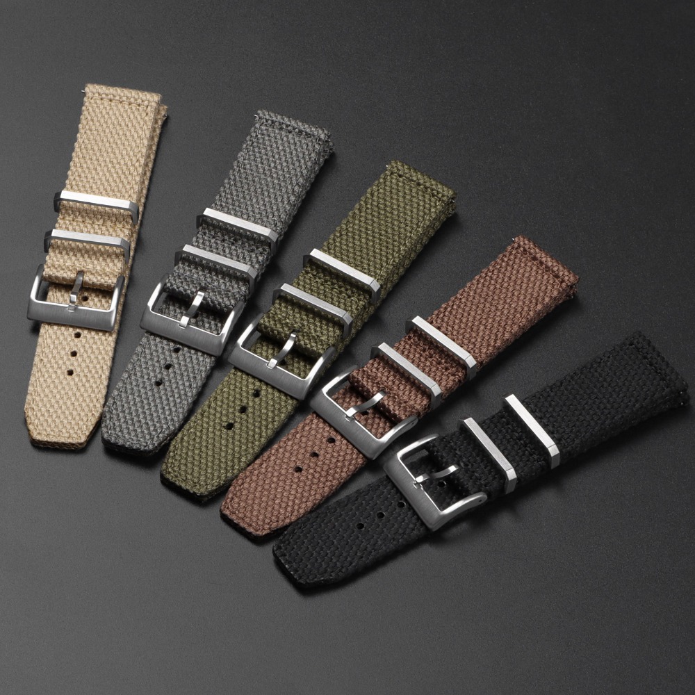 High Quality Nylon Watch Strap - Canvas Strap Watch recension och pris