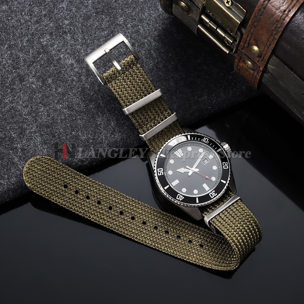 18mm 20mm 22mm Vintage Woven M - Tropic Strap Vintage recension och pris