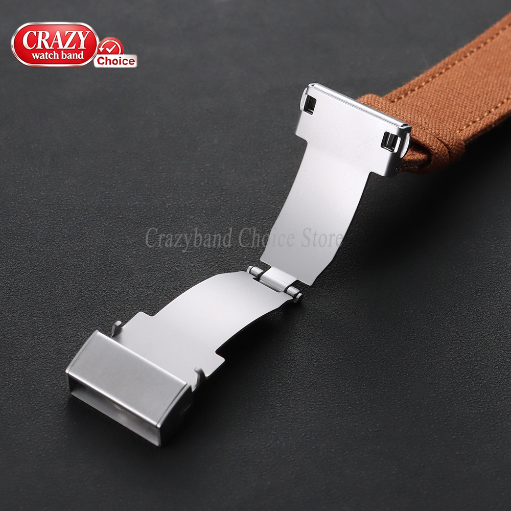 20/22mm Premium Double Sided N - Canvas Strap Watch recension och pris