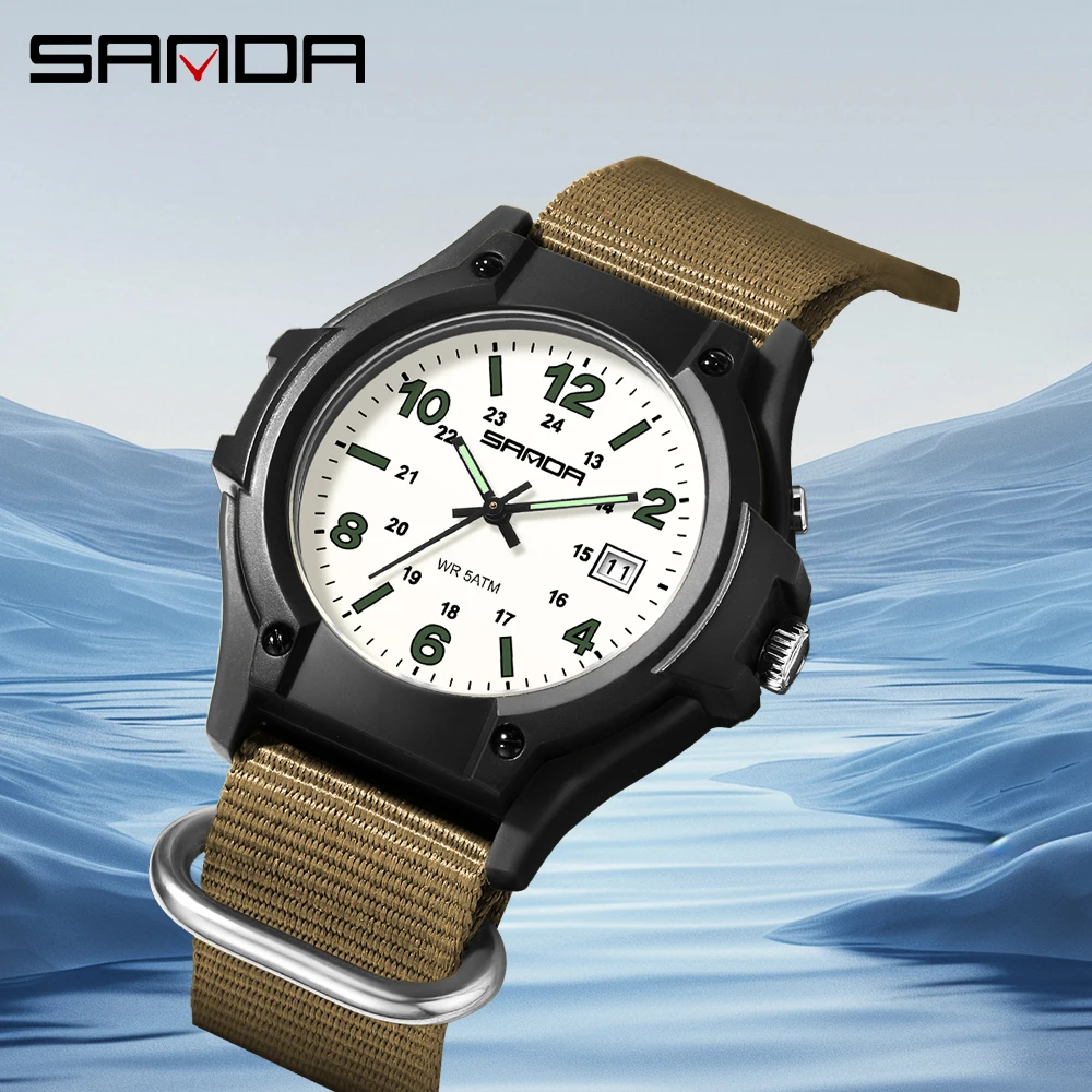 SANDA 6376 Fashion Men's Sport - Tropic Strap Vintage recension och pris