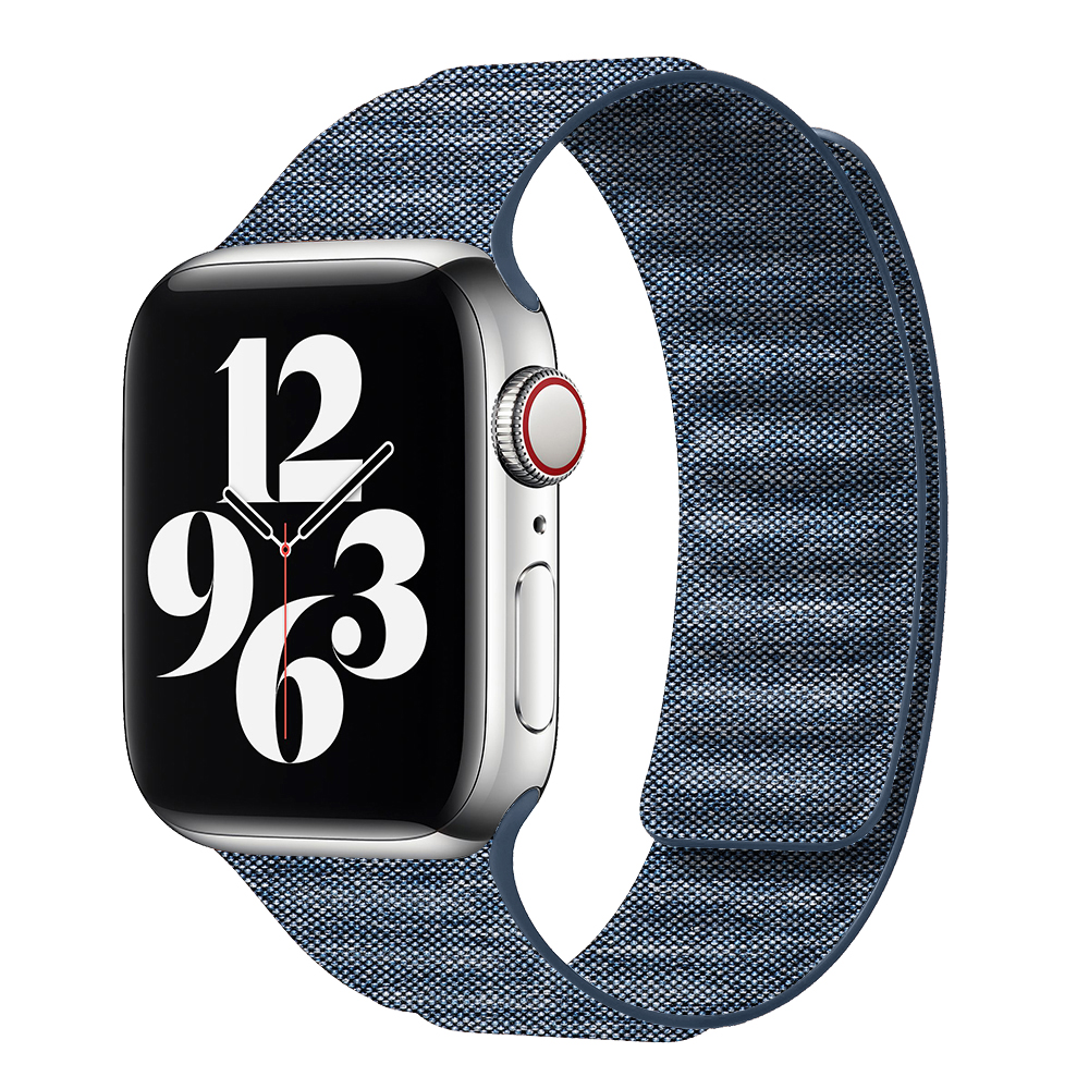 New Original Denim nylon strap - Milanese Loop Magnetic recension och pris
