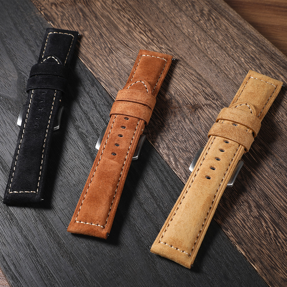 Genuine Suede Watch Strap 22mm - Suede Strap Watch recension och pris