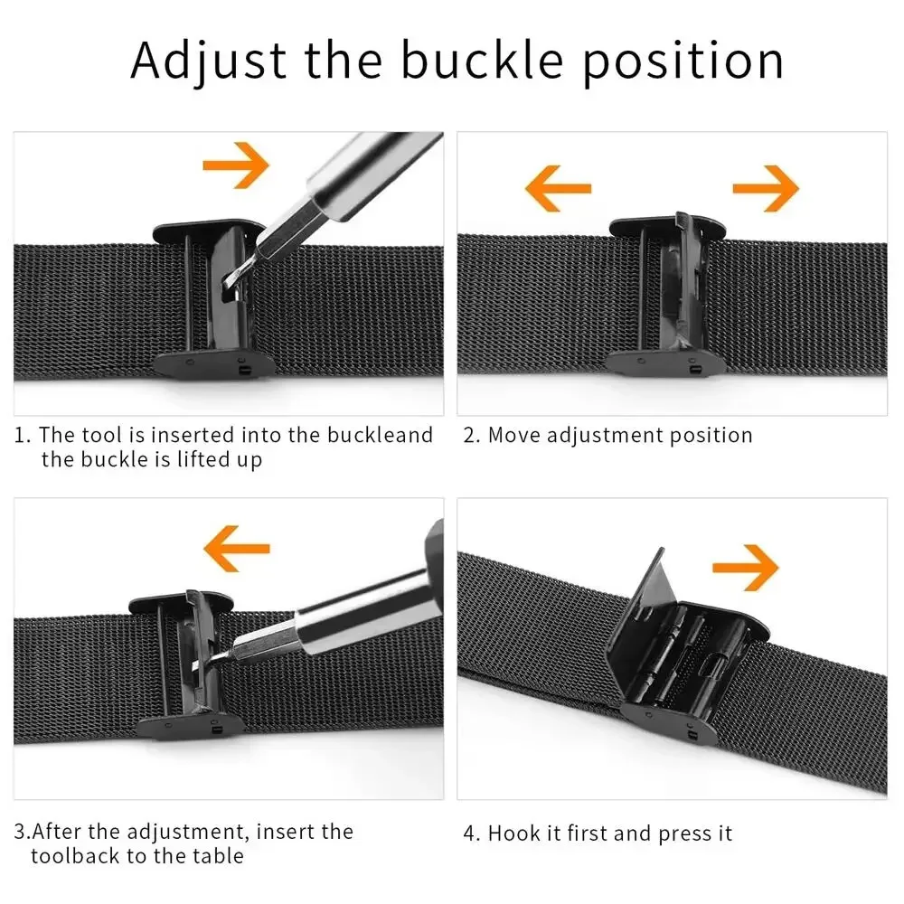Metal Bands for Garmin Fenix 6 - Mesh Strap Metal recension och pris