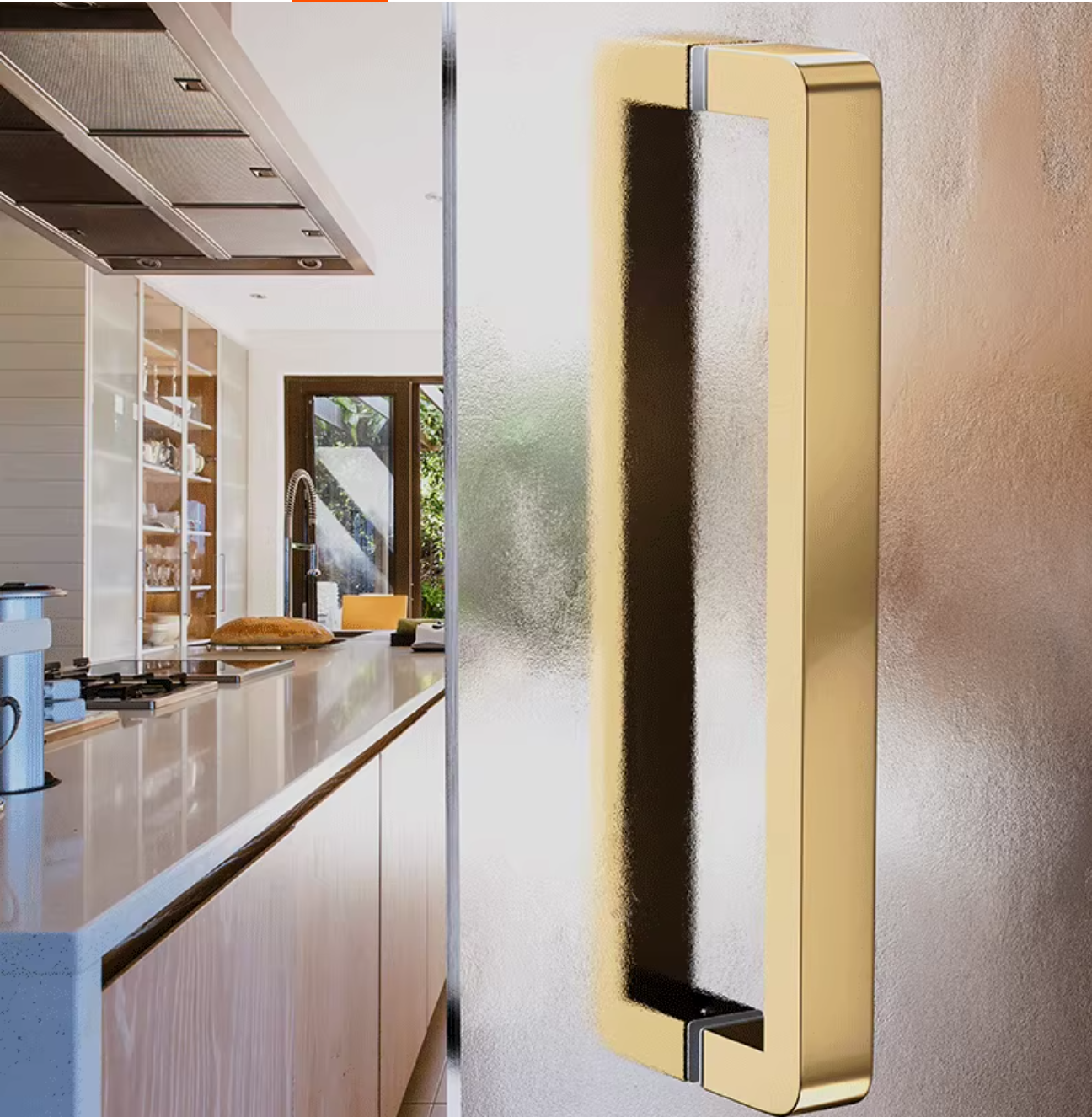 1Pc Stainless Steel Entry Glas - Curved Spring Bar recension och pris