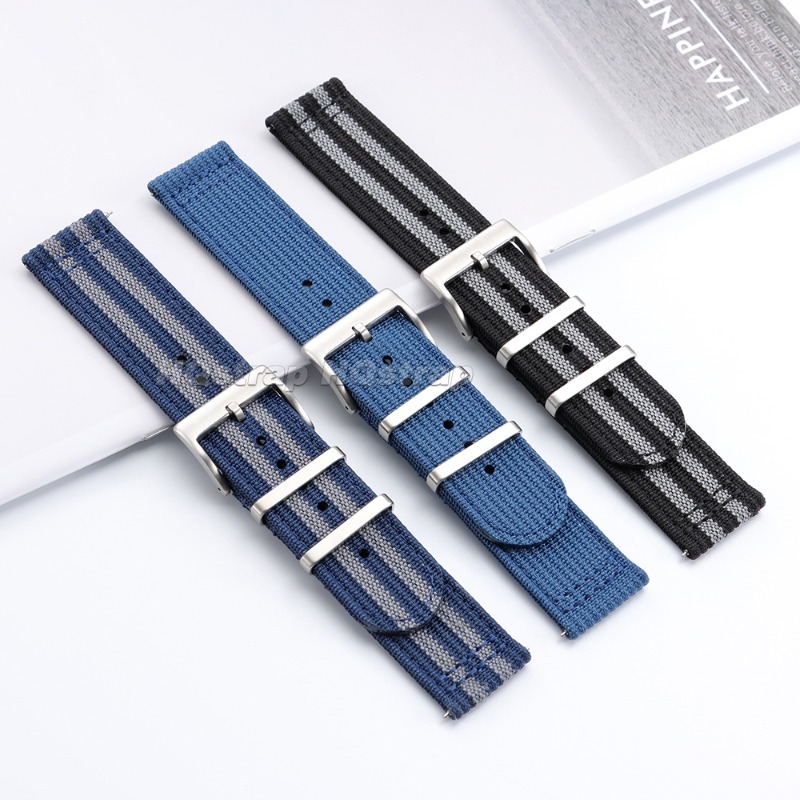 20mm 22mm Woven Nylon Strap fo - Canvas Strap Watch recension och pris