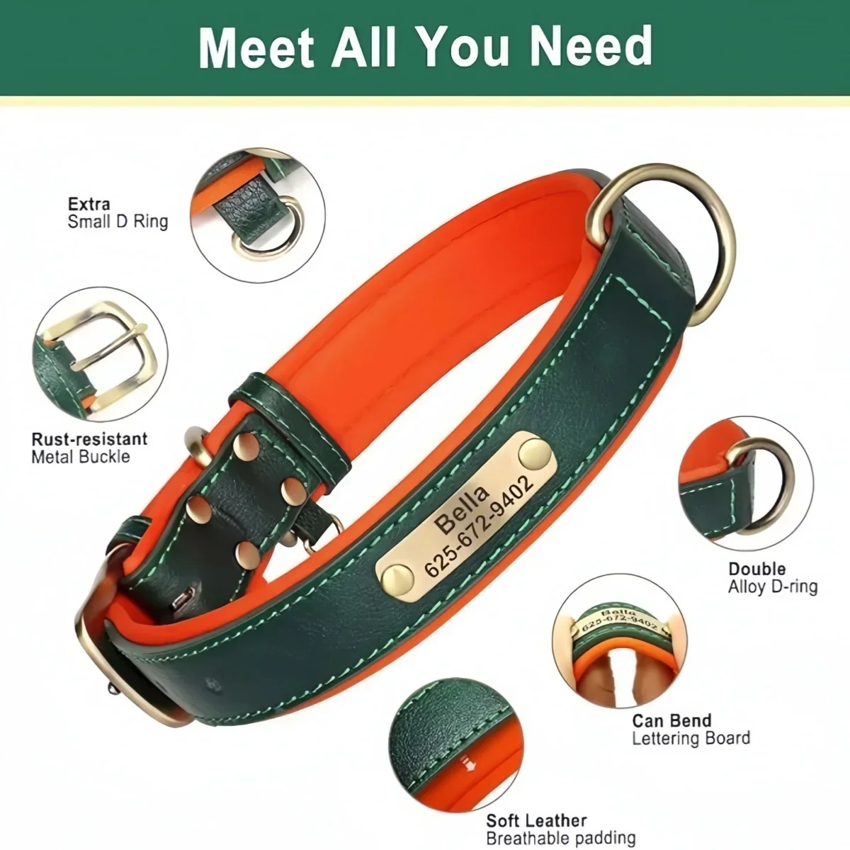 Personalized Customized Leathe - Leather Strap Quick Release recension och pris