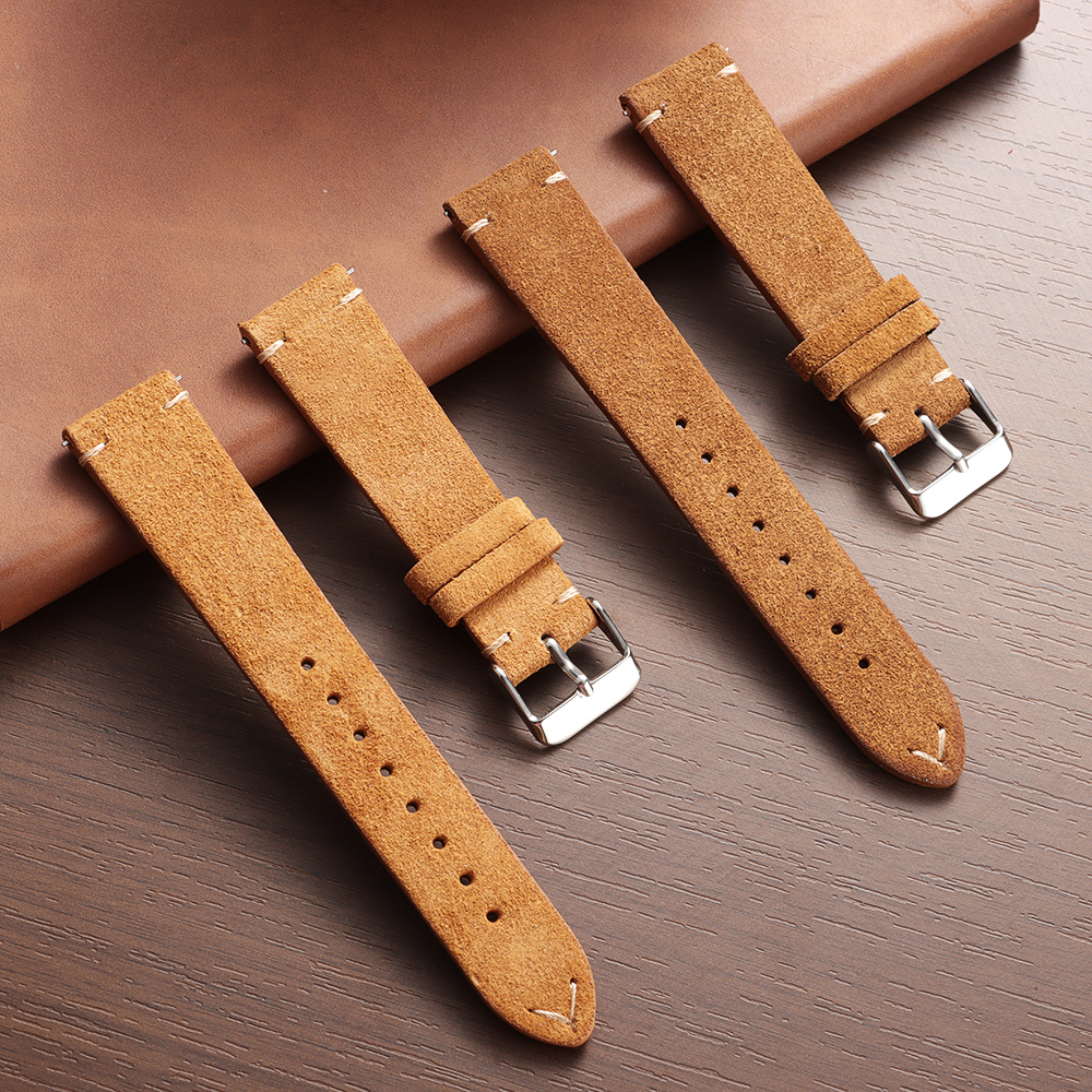 14 16 18 19 20 21 22mm Quick R - Suede Strap Watch recension och pris