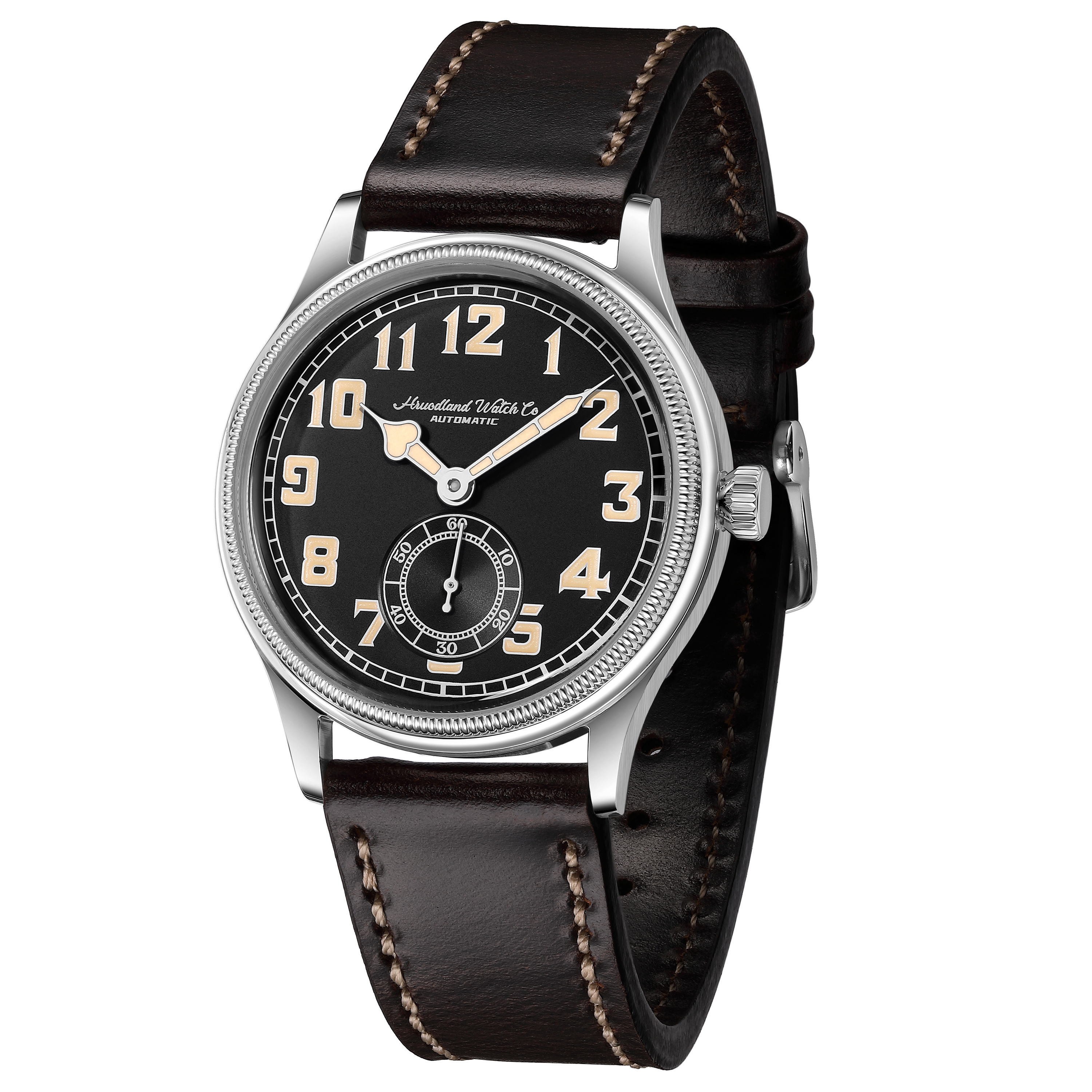 Retro Pilot Watch Mark IX Auto - Tropic Strap Vintage recension och pris