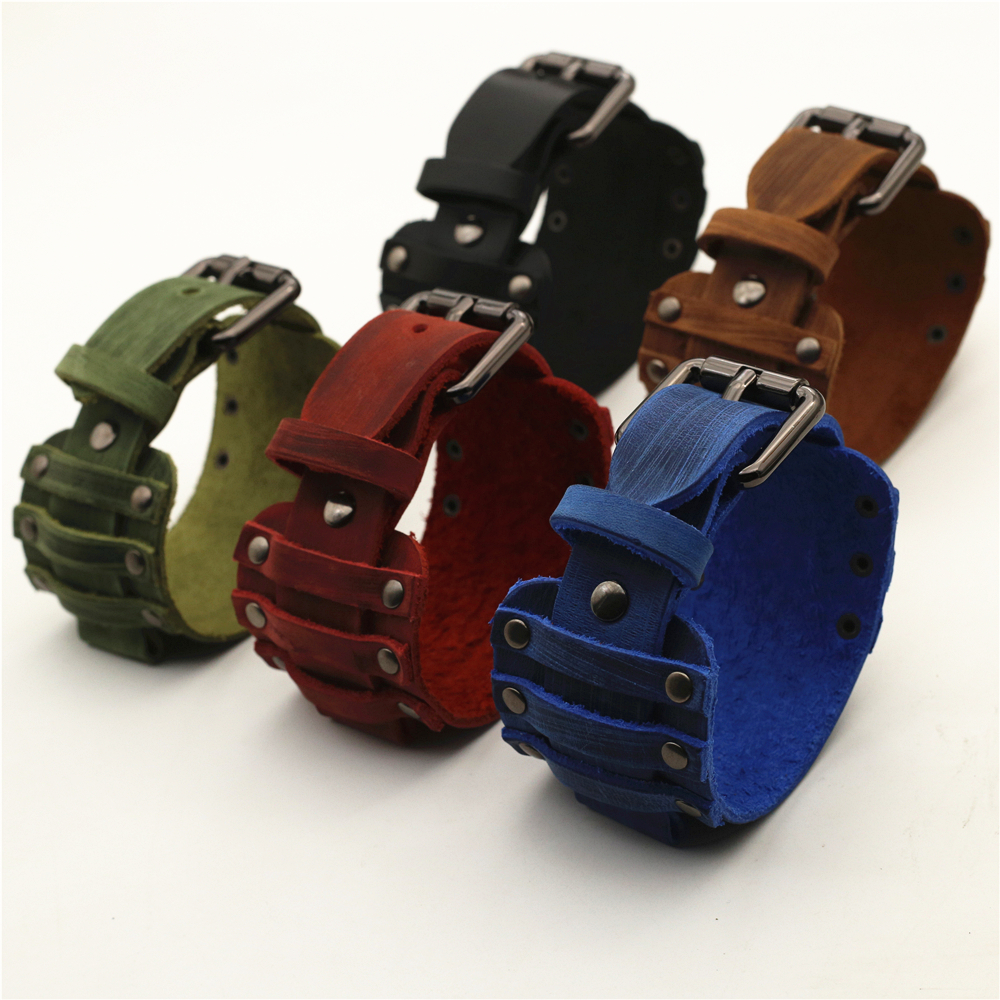Punk Leather Watch Strap for M - Tropic Strap Vintage recension och pris