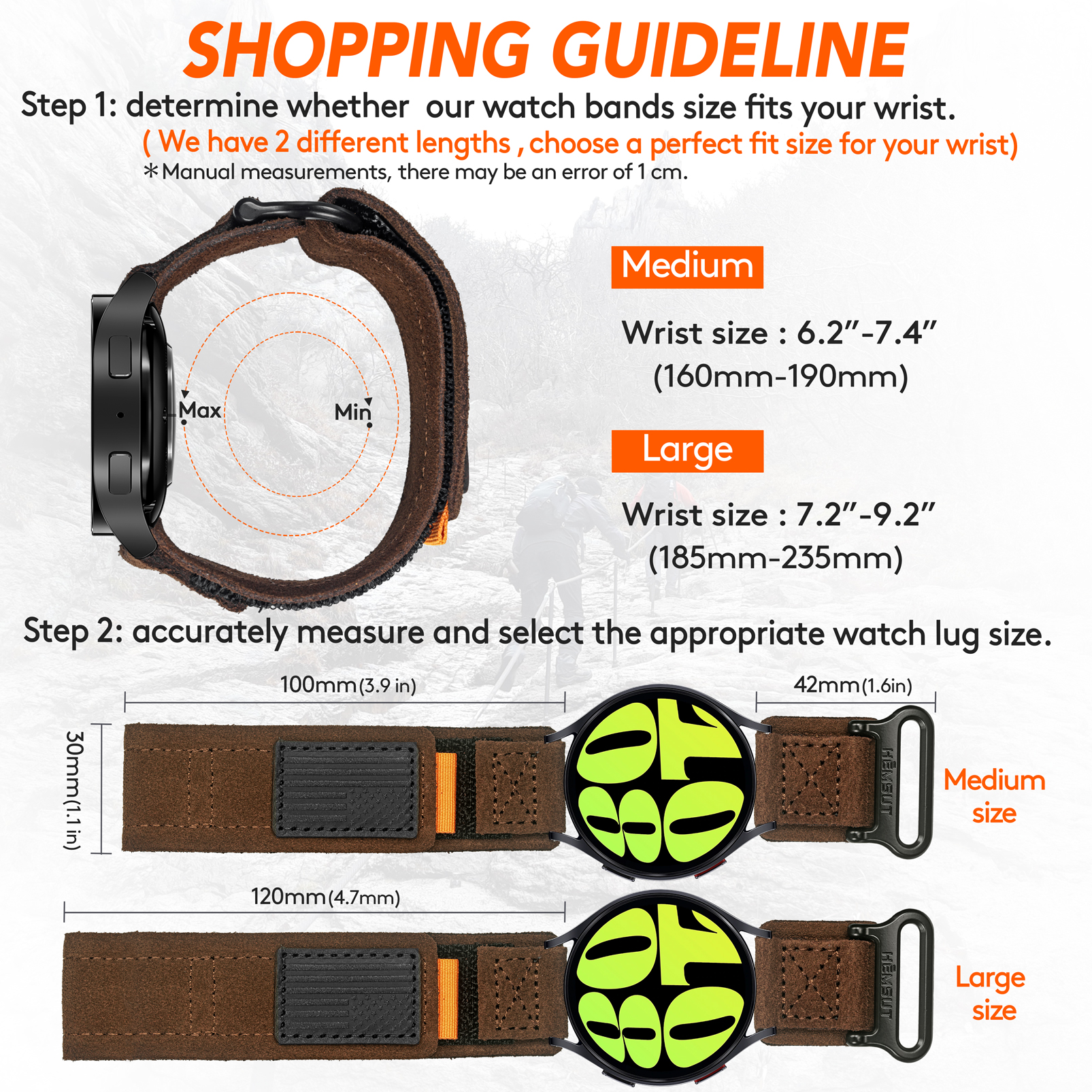 Hemsut Suede Leather Watch Str - Suede Strap Watch recension och pris